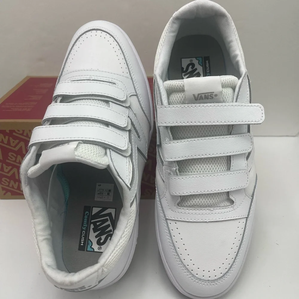 Vans Men’s Lowland Cc Velcro 
Sport True White/Drizzle Sneakers 
VN000CRJXP3 - Picture 10 of 16